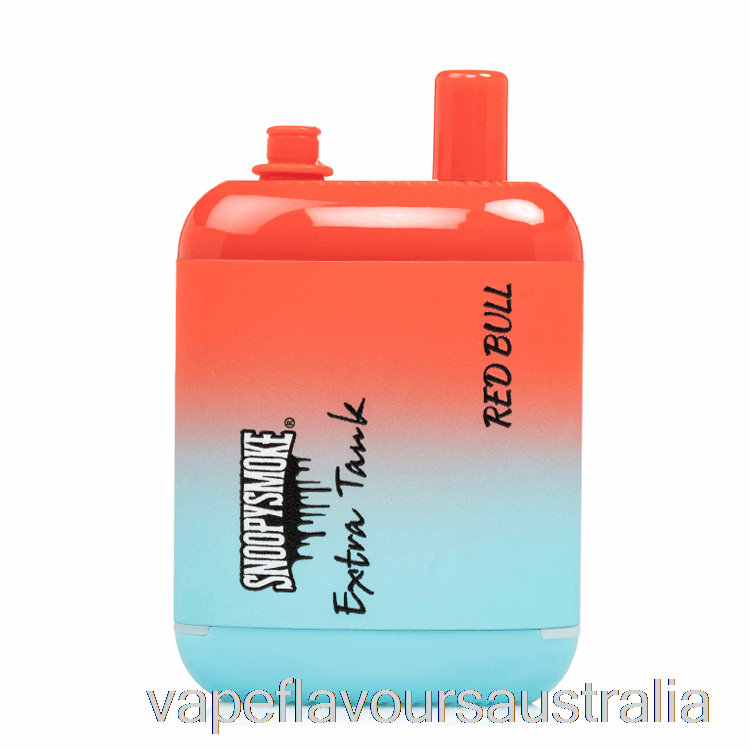 Vape Nicotine Australia Snoopy Smoke Extra Tank 2 15000 Disposable Red Bull